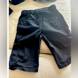 Size 10 Deux par Deux boys black cargo shorts